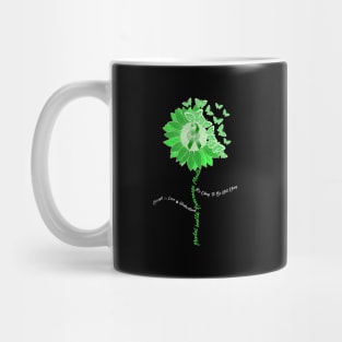 It'S Okay To Not Be Okay Butterfly Green Ribbon Mug